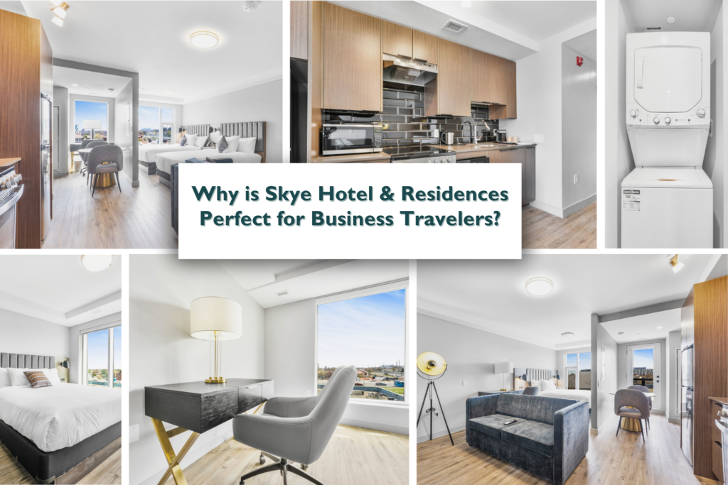 Family staying in a spacious suite hotel in Toronto GTA